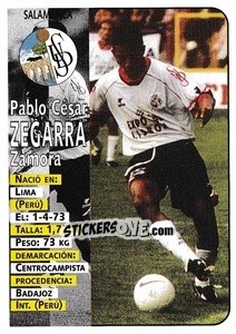 Cromo Zegarra - Liga Spagnola 1998-1999 - Panini