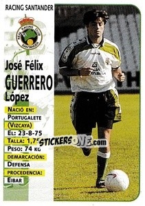 Sticker Guerrero - Liga Spagnola 1998-1999 - Panini
