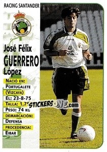 Sticker Guerrero - Liga Spagnola 1998-1999 n. 282 - Panini