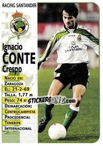 Figurina Conte - Liga Spagnola 1998-1999 - Panini