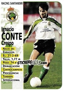 Sticker Conte - Liga Spagnola 1998-1999 n. 289 - Panini