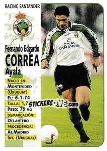 Sticker Correa - Liga Spagnola 1998-1999 n. 291b - Panini