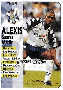 Cromo Alexis - Liga Spagnola 1998-1999 - Panini