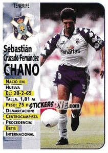 Sticker Chano - Liga Spagnola 1998-1999 n. 304 - Panini