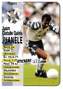 Cromo Juanele - Liga Spagnola 1998-1999 - Panini