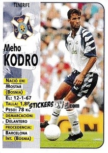 Figurina Kodro - Liga Spagnola 1998-1999 - Panini