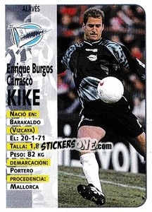 Sticker Kike - Liga Spagnola 1998-1999 - Panini