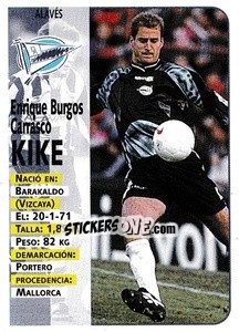 Sticker Kike - Liga Spagnola 1998-1999 n. 314a - Panini