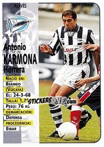 Cromo Karmona - Liga Spagnola 1998-1999 - Panini