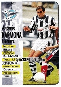 Sticker Karmona - Liga Spagnola 1998-1999 n. 316 - Panini