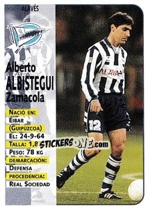 Sticker Albistegui - Liga Spagnola 1998-1999 n. 317 - Panini