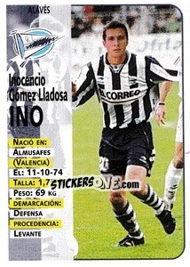 Sticker Ino - Liga Spagnola 1998-1999 n. 319A - Panini
