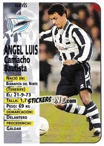 Figurina Angel Luis - Liga Spagnola 1998-1999 - Panini
