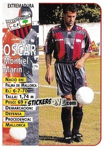 Figurina Oscar - Liga Spagnola 1998-1999 - Panini