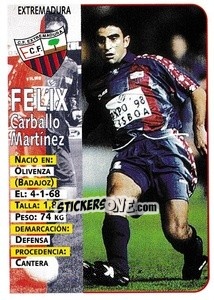 Figurina Félix - Liga Spagnola 1998-1999 - Panini