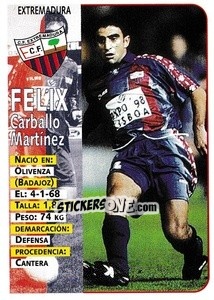 Sticker Félix - Liga Spagnola 1998-1999 n. 336 - Panini
