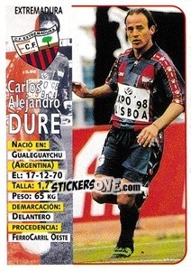 Figurina Duré - Liga Spagnola 1998-1999 - Panini