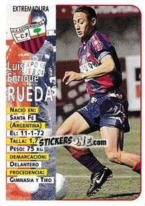 Figurina Rueda - Liga Spagnola 1998-1999 - Panini