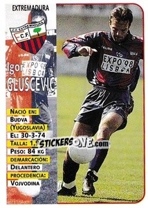 Cromo Gluscevic - Liga Spagnola 1998-1999 - Panini