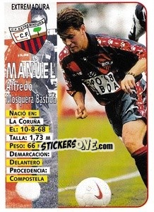 Figurina Manuel - Liga Spagnola 1998-1999 - Panini