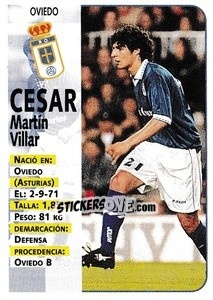 Figurina César - Liga Spagnola 1998-1999 - Panini