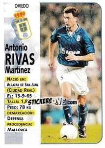 Sticker Rivas - Liga Spagnola 1998-1999 n. 356 - Panini