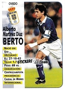 Cromo Berto - Liga Spagnola 1998-1999 - Panini