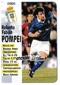 Cromo Pompei - Liga Spagnola 1998-1999 - Panini