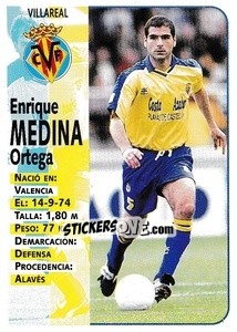 Sticker Medina - Liga Spagnola 1998-1999 - Panini