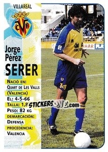 Figurina Serer - Liga Spagnola 1998-1999 - Panini