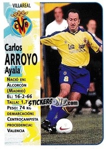 Cromo Arroyo - Liga Spagnola 1998-1999 - Panini
