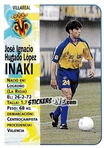 Figurina Iñaki - Liga Spagnola 1998-1999 - Panini