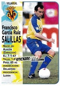Cromo Salillas - Liga Spagnola 1998-1999 - Panini