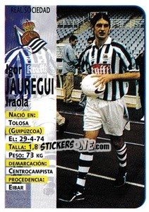 Cromo Jauregui (R. Sociedad) - Liga Spagnola 1998-1999 - Panini