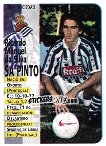 Cromo Sa Pinto (R. Sociedad) - Liga Spagnola 1998-1999 - Panini