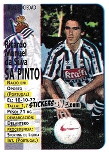 Sticker Sa Pinto (R. Sociedad) - Liga Spagnola 1998-1999 n. 402 - Panini