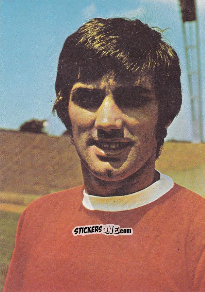 Cromo George Best - Grosse Stars Des Runden Leders 1970 n. 19 - Poly Verlag