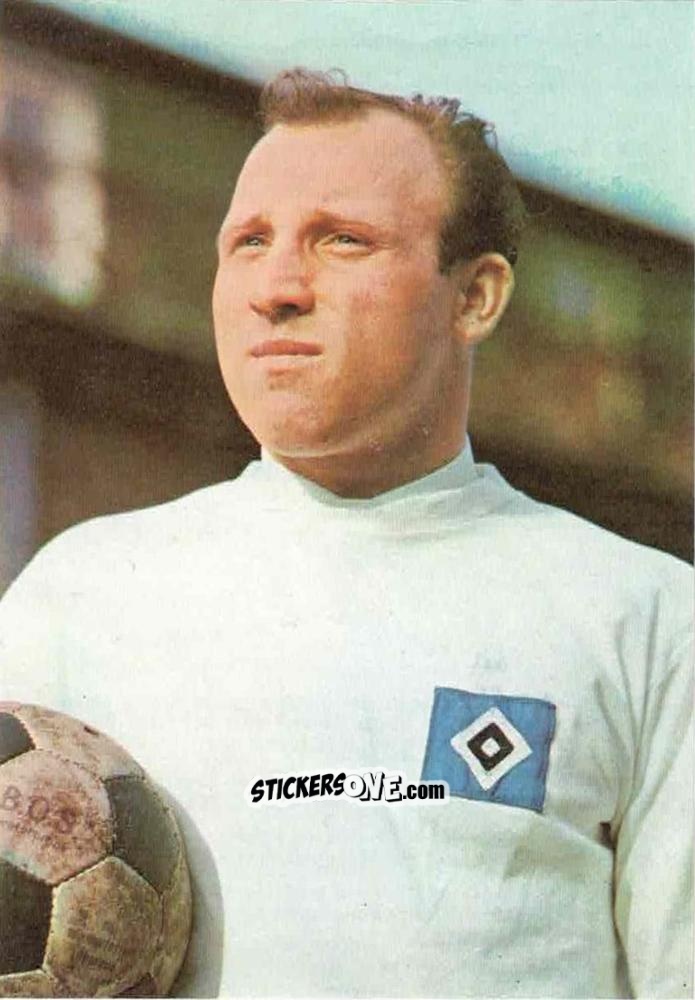 Cromo Uwe Seeler - Grosse Stars Des Runden Leders 1970 n. 48 - Poly Verlag