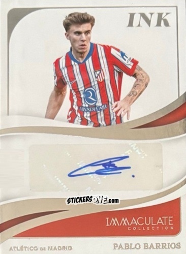 Figurina Pablo Barrios - Immaculate Soccer 2024-2025
 n. I-PB - Panini