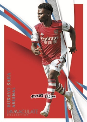 Figurina Bukayo Saka - Immaculate Soccer 2021
 n. 101 - Panini