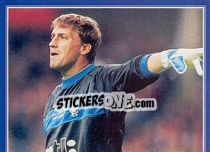 Cromo Stefan Klos in action - Rangers Fc 1999-2000 - Panini