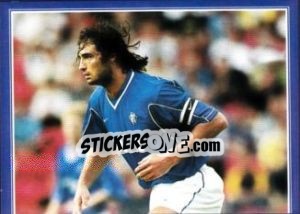 Cromo Lorenzo Amoruso in action - Rangers Fc 1999-2000 - Panini