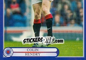 Sticker Colin Hendry in action - Rangers Fc 1999-2000 - Panini