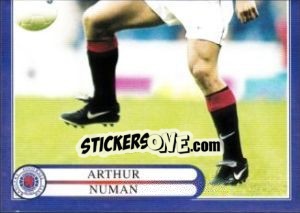 Sticker Arthur Numan in action