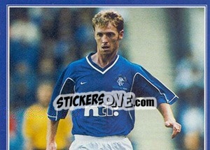 Sticker Craig Moore in action - Rangers Fc 1999-2000 - Panini