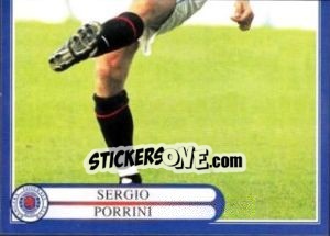 Cromo Sergio Porrini in action - Rangers Fc 1999-2000 - Panini