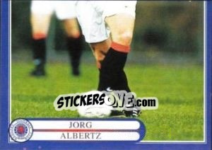 Cromo Jorg Albertz in action - Rangers Fc 1999-2000 - Panini