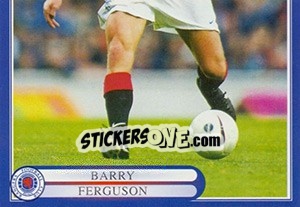 Sticker Barry Ferguson in action - Rangers Fc 1999-2000 n. 43 - Panini