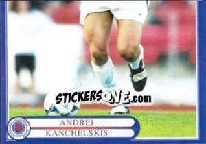 Figurina Andrei Kanchelskis in action - Rangers Fc 1999-2000 - Panini