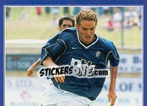 Cromo Jonatan Johansson in action - Rangers Fc 1999-2000 - Panini